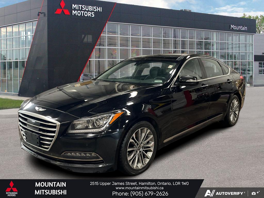 Black 2015 Hyundai Genesis 3.8 Technology AWD Sedan Automatic
