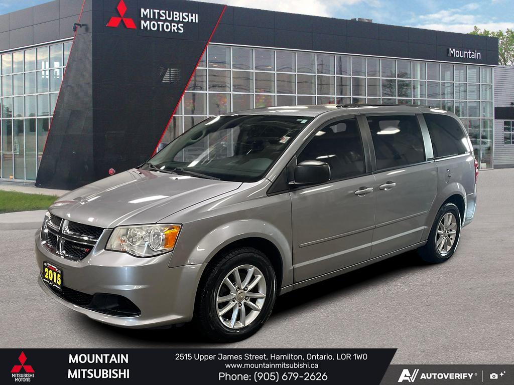 Gray 2015 Dodge Grand Caravan Minivan Front-Wheel Drive Automatic