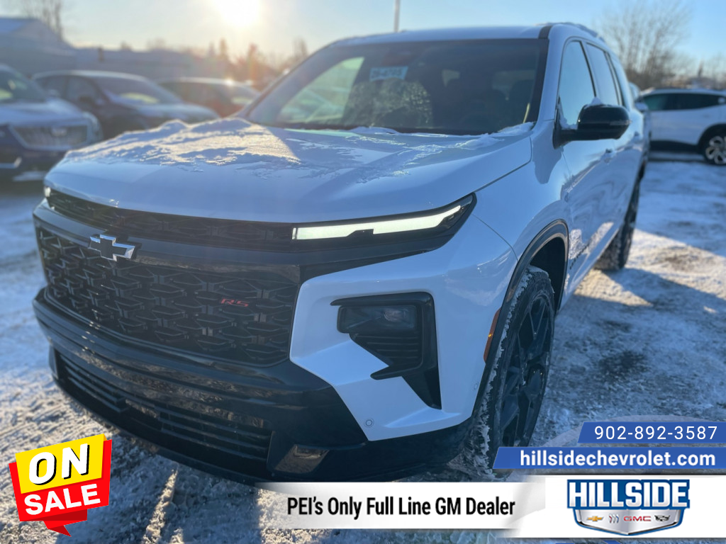 Polar White Tricoat 2026 Chevrolet Traverse RS AWD SUV / Crossover Four-Wheel Drive Automatic