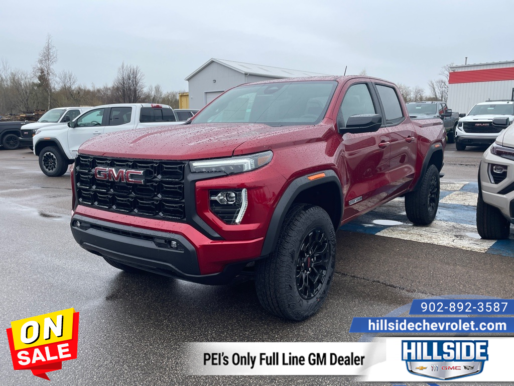 Volcanic Red Tintcoat 2026 GMC Canyon Elevation Crew Cab 4WD Pickup Truck Four-Wheel Drive Automatic