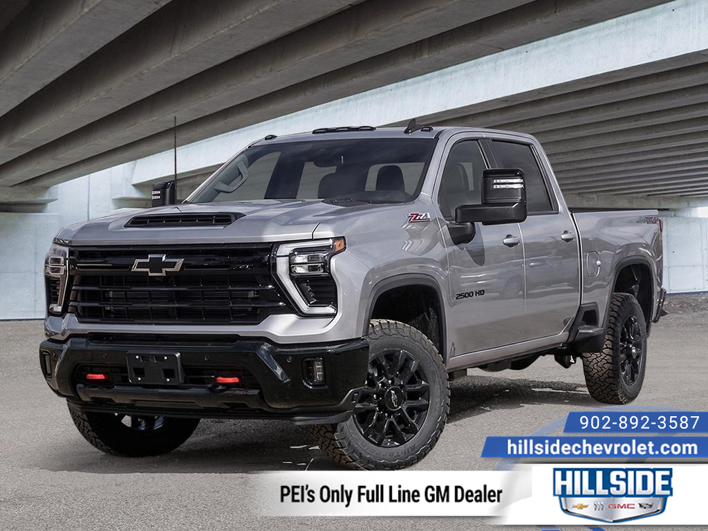 Gray (Sterling Grey Metallic) 2026 Chevrolet Silverado 2500HD LT Crew Cab 4WD Pickup Truck Four-Wheel Drive Automatic