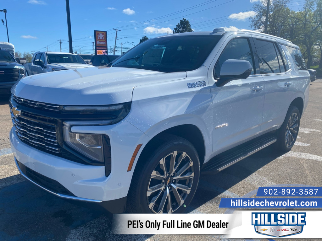 Polar White Tricoat 2026 Chevrolet Tahoe High Country 4WD SUV / Crossover Four-Wheel Drive Automatic