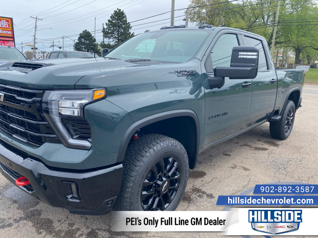 Gray (Cypress Grey) 2026 Chevrolet Silverado 2500HD LTZ Crew Cab 4WD Pickup Truck Four-Wheel Drive Automatic