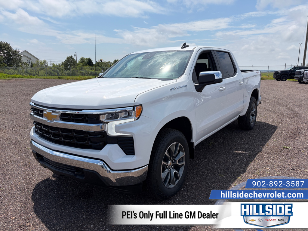 Summit White 2026 Chevrolet Silverado 1500 Pickup Truck Four-Wheel Drive Automatic