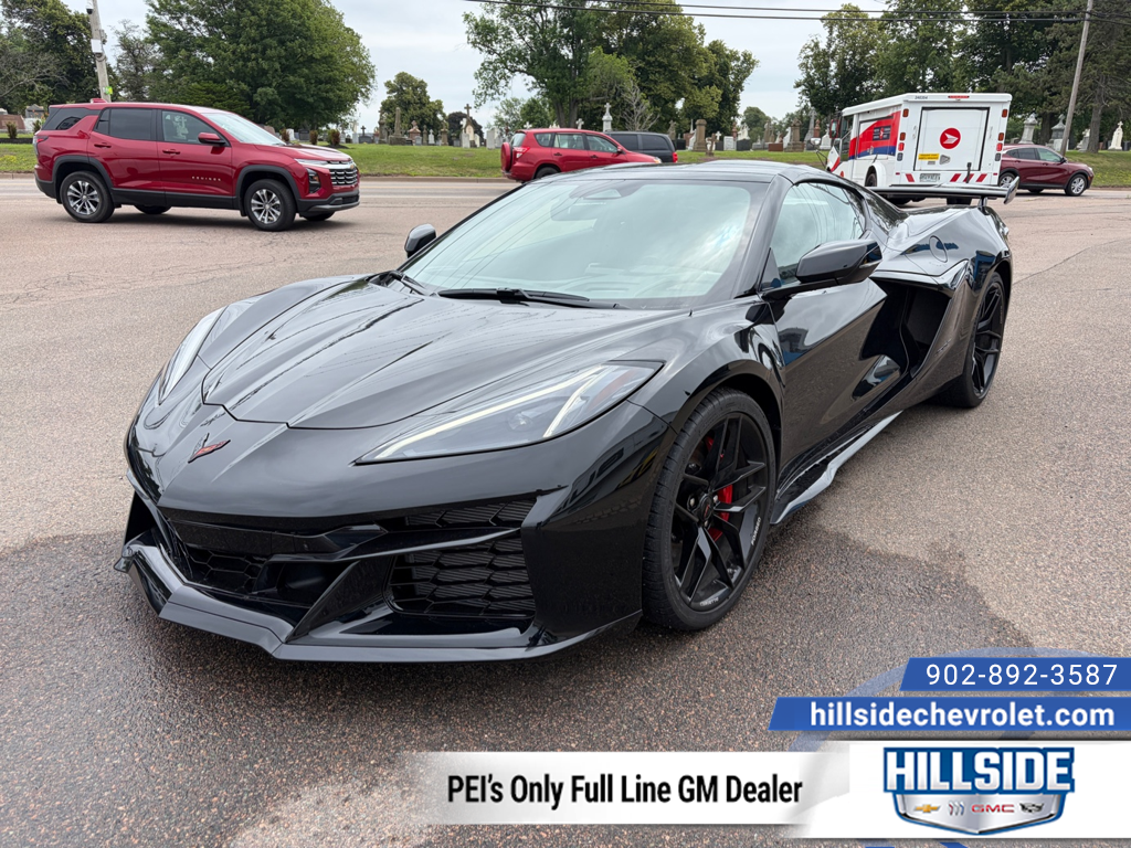 Black 2026 Chevrolet Corvette Coupe Rear-Wheel Drive Automatic