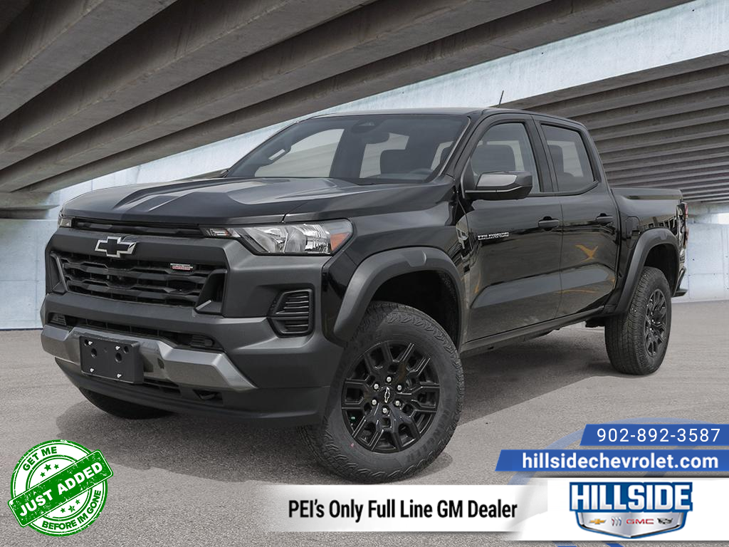 Black 2026 Chevrolet Colorado Trail Boss Crew Cab 4WD Pickup Truck Four-Wheel Drive Automatic