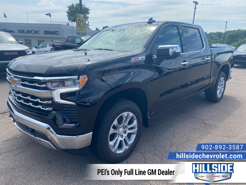 Black 2026 Chevrolet Silverado 1500 Pickup Truck Four-Wheel Drive Automatic