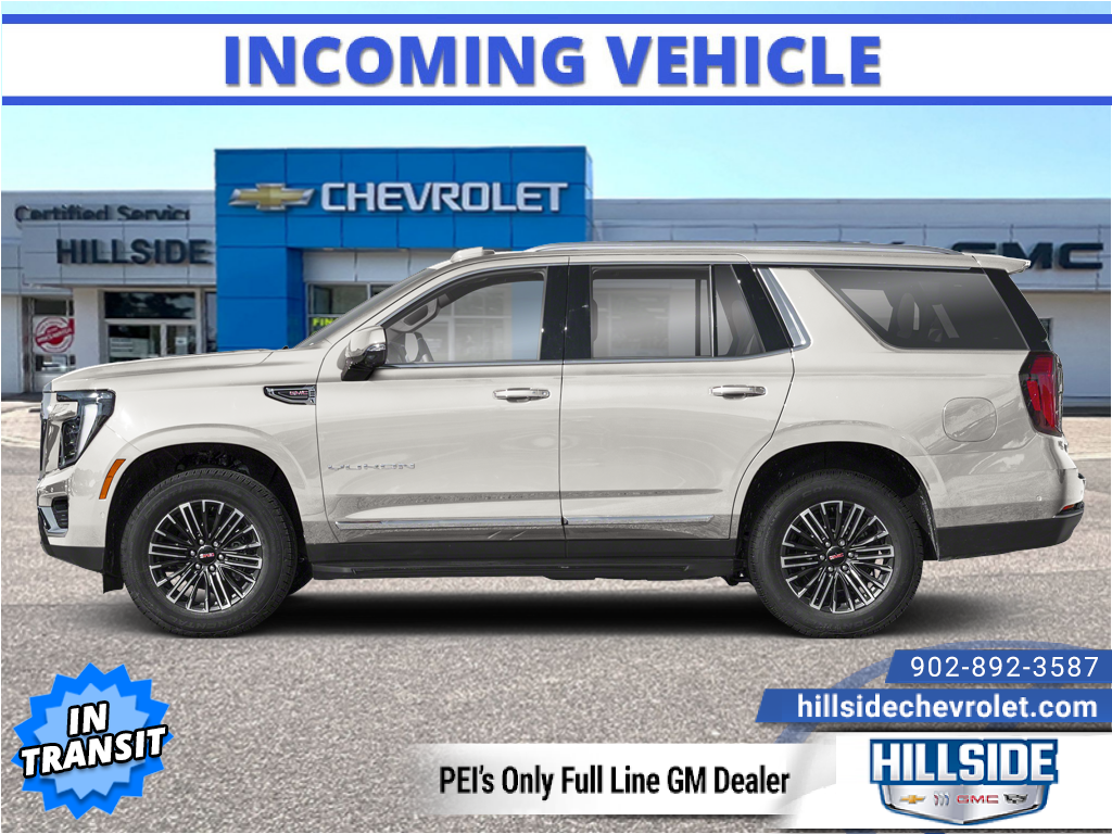Glacier White Tricoat 2027 GMC Yukon SUV / Crossover Four-Wheel Drive Automatic