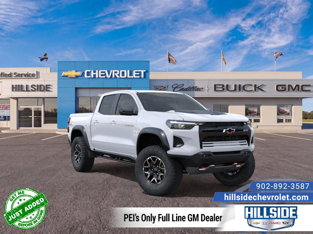 Summit White 2026 Chevrolet Colorado Pickup Truck Four-Wheel Drive Automatic