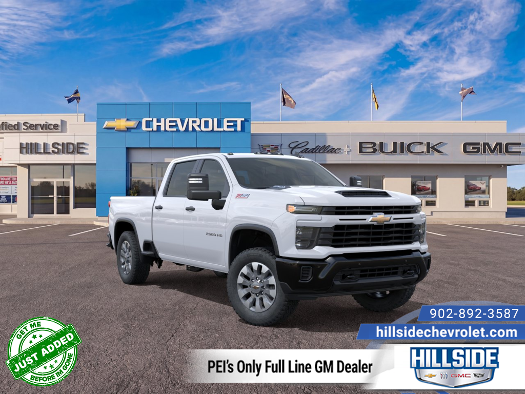 Summit White 2026 Chevrolet Silverado 2500HD Pickup Truck Four-Wheel Drive Automatic
