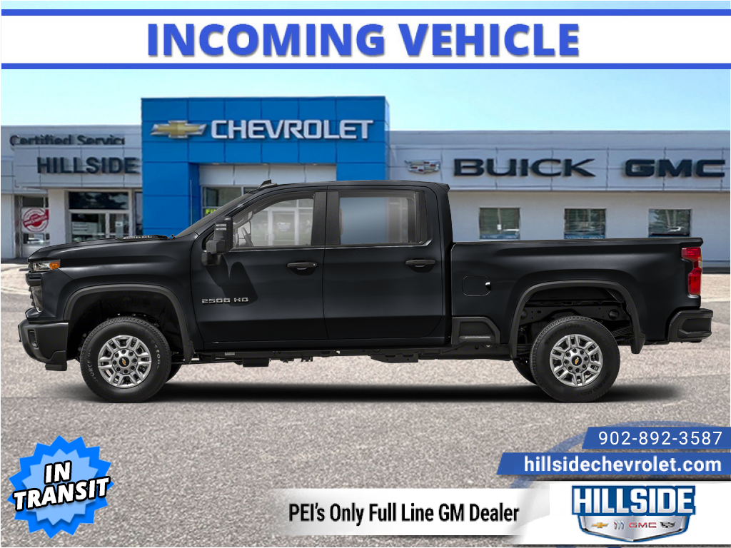 Black 2026 Chevrolet Silverado 2500HD Pickup Truck Four-Wheel Drive Automatic