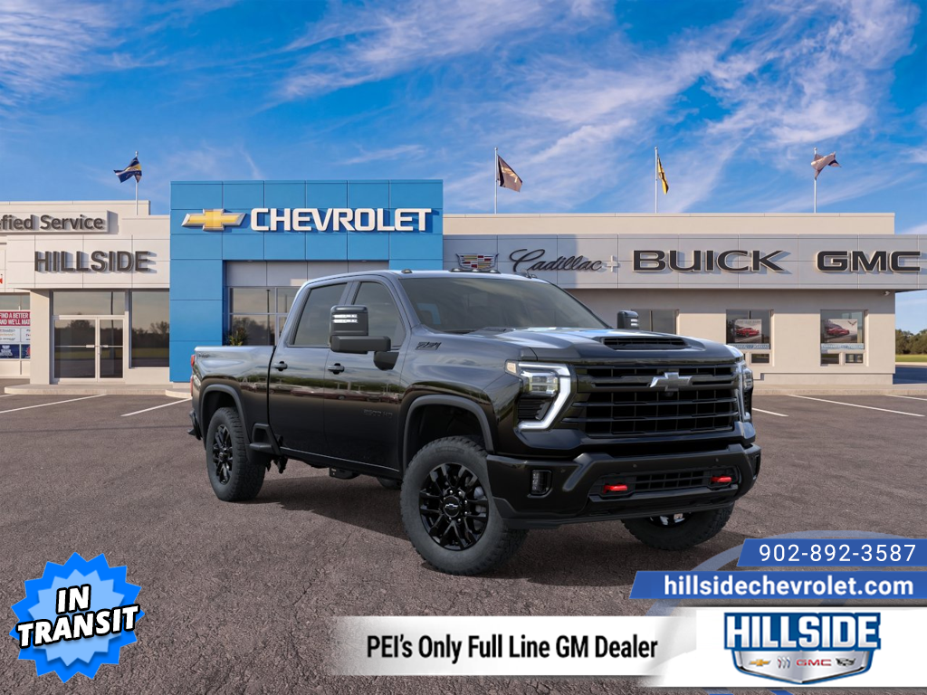Black 2026 Chevrolet Silverado 2500HD Pickup Truck Four-Wheel Drive Automatic