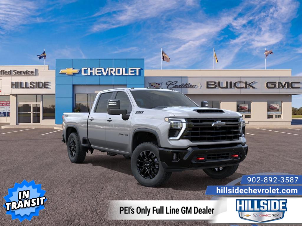 Gray (Sterling Grey Metallic) 2026 Chevrolet Silverado 2500HD Pickup Truck Four-Wheel Drive Automatic