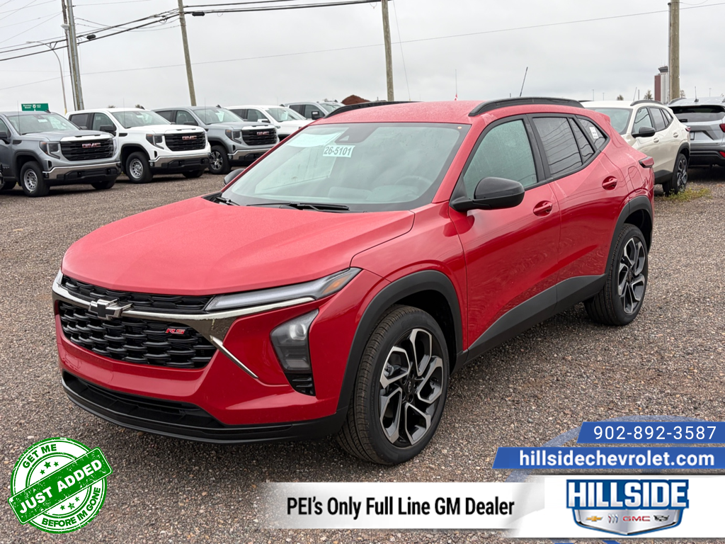 Apex Red 2026 Chevrolet Trax SUV / Crossover Front-Wheel Drive Automatic
