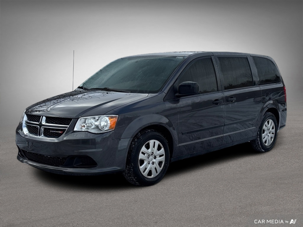 Gray 2016 Dodge Grand Caravan Minivan Front-Wheel Drive Automatic