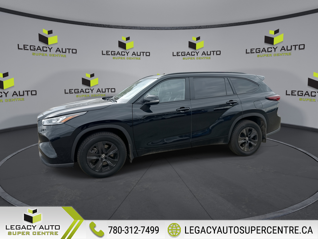 Black 2024 Toyota Highlander Hybrid SUV / Crossover All-Wheel Drive Automatic