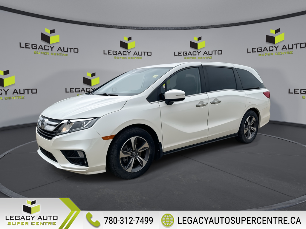 White 2019 Honda Odyssey EX FWD Minivan Front-Wheel Drive Automatic