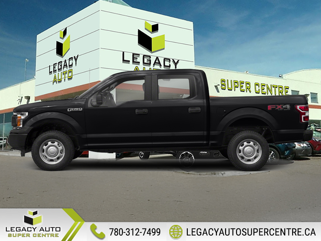 Black 2020 Ford F-150 XL SuperCrew 4WD Pickup Truck Four-Wheel Drive Automatic