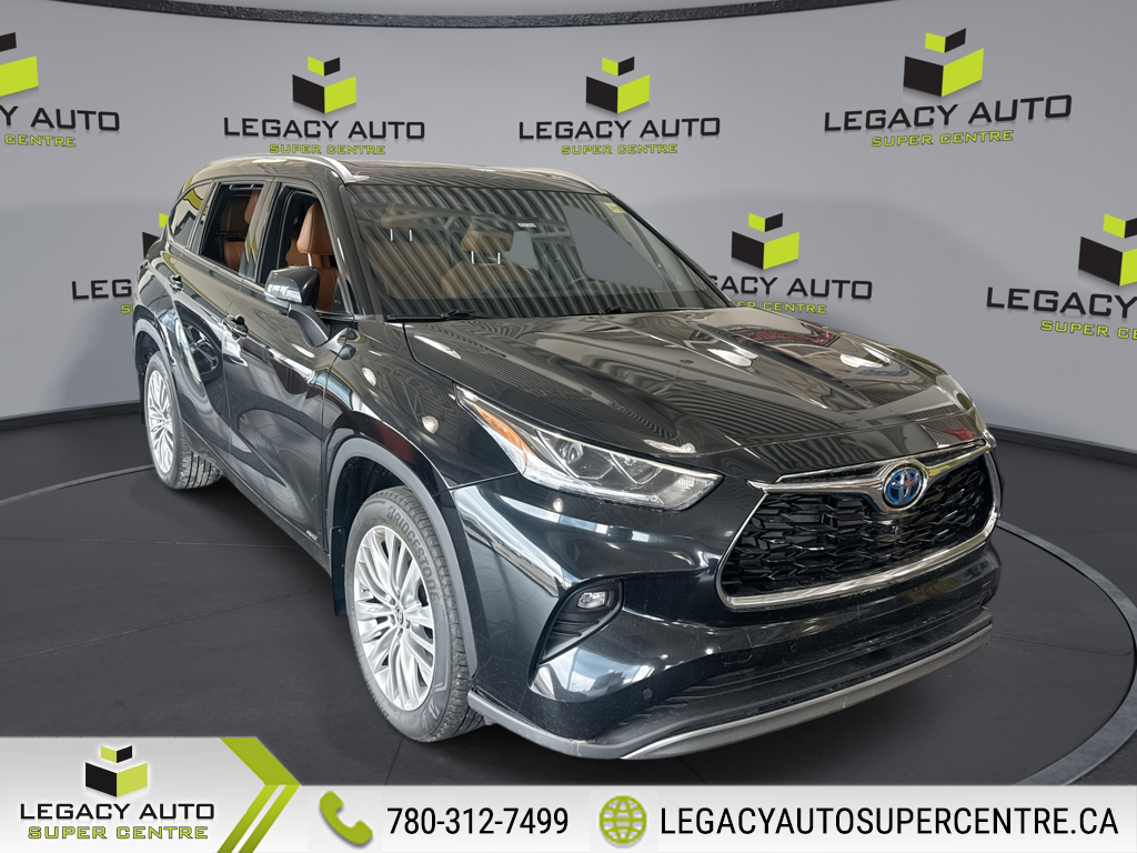 Black 2024 Toyota Highlander Hybrid SUV / Crossover All-Wheel Drive Automatic
