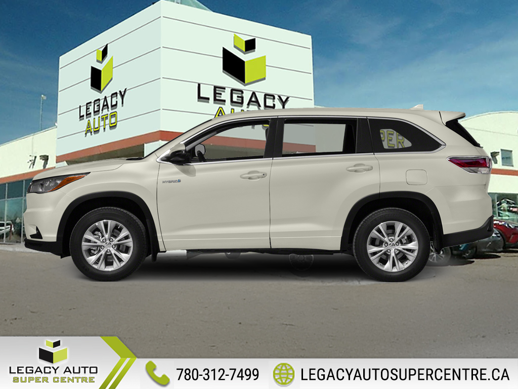 White 2015 Toyota Highlander Hybrid SUV / Crossover All-Wheel Drive Automatic
