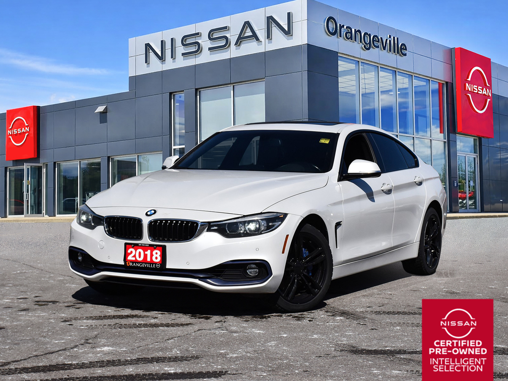 White 2018 BMW 4 Series 430i xDrive Gran Coupe AWD Sedan All-Wheel Drive Automatic