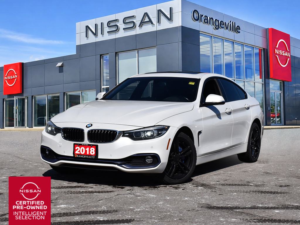 White 2018 BMW 4 Series Sedan All-Wheel Drive Automatic