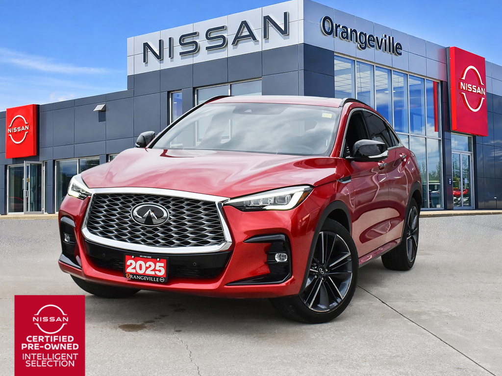 Red 2025 INFINITI QX55 Sensory AWD SUV / Crossover All-Wheel Drive Automatic