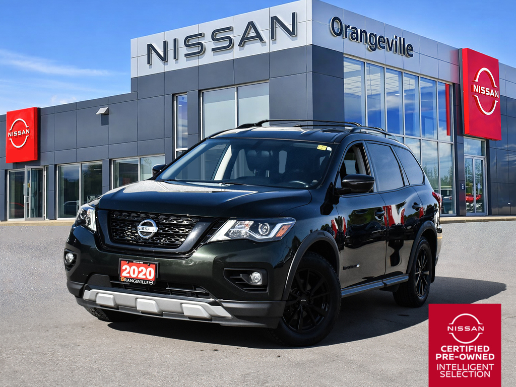 Black 2020 Nissan Pathfinder SV Tech 4WD SUV / Crossover Automatic