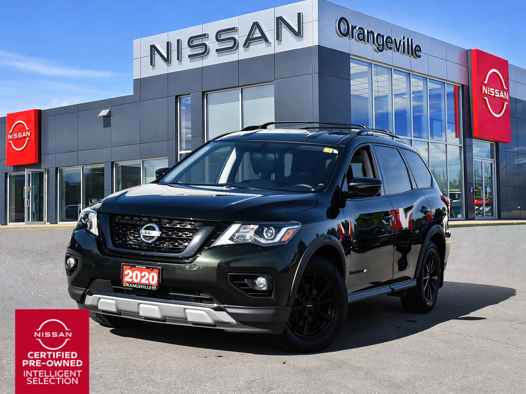 Black 2020 Nissan Pathfinder SV Tech 4WD SUV / Crossover Automatic