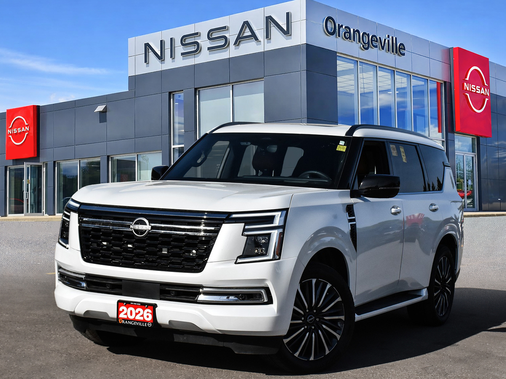White 2026 Nissan Armada Platinum Reserve 4WD SUV / Crossover Four-Wheel Drive Automatic