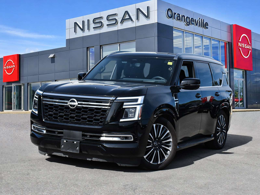 Black 2025 Nissan Armada SUV / Crossover Four-Wheel Drive Automatic