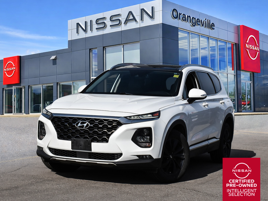 White 2020 Hyundai Santa Fe 2.4L Preferred AWD with Sun and Leather Package SUV / Crossover All-Wheel Drive Automatic