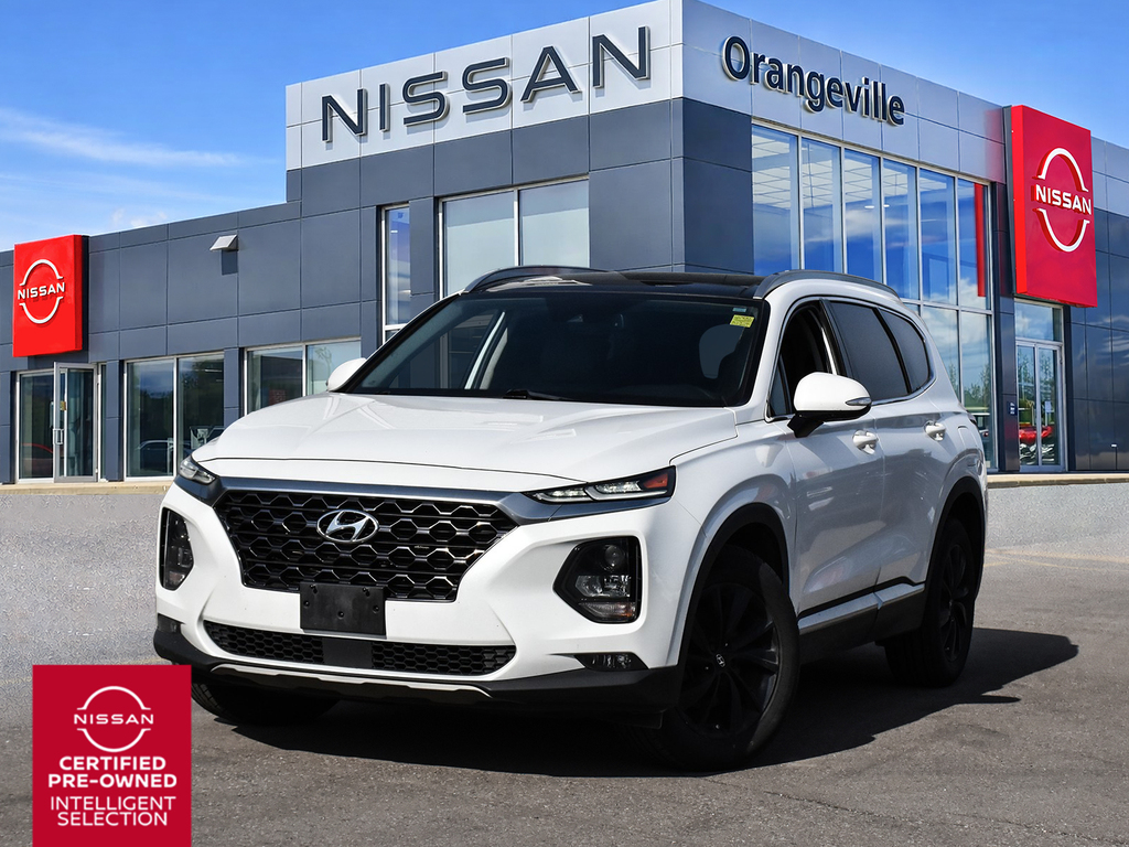 White 2020 Hyundai Santa Fe 2.4L Preferred AWD with Sun and Leather Package SUV / Crossover All-Wheel Drive Automatic