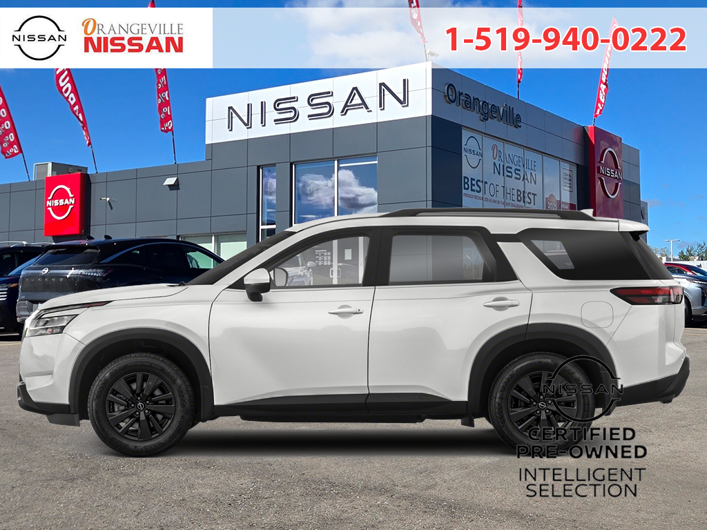 White 2023 Nissan Pathfinder SV 4WD SUV / Crossover All-Wheel Drive Automatic