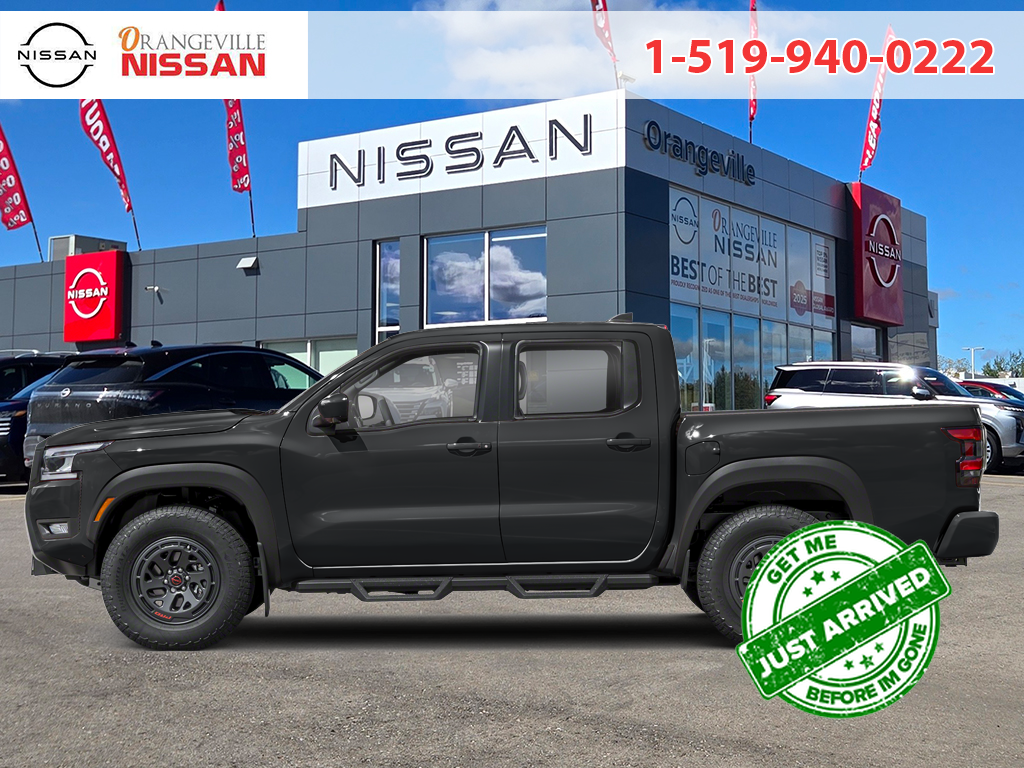 Super Black 2026 Nissan Frontier PRO-4X Crew Cab 4WD Pickup Truck Four-Wheel Drive Automatic