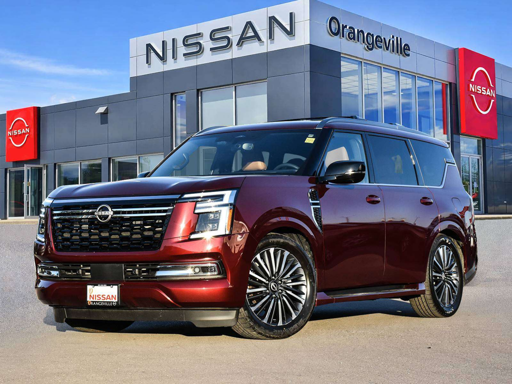 Red 2026 Nissan Armada SUV / Crossover Four-Wheel Drive Automatic