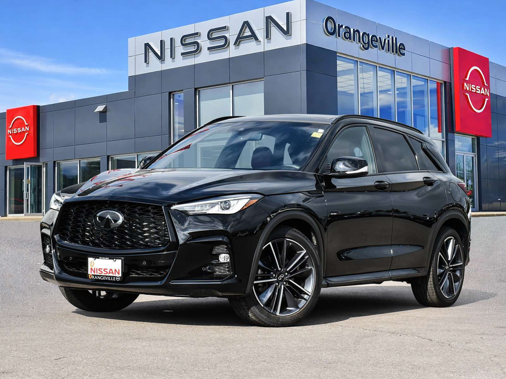 Black 2025 INFINITI QX50 SUV / Crossover All-Wheel Drive Automatic