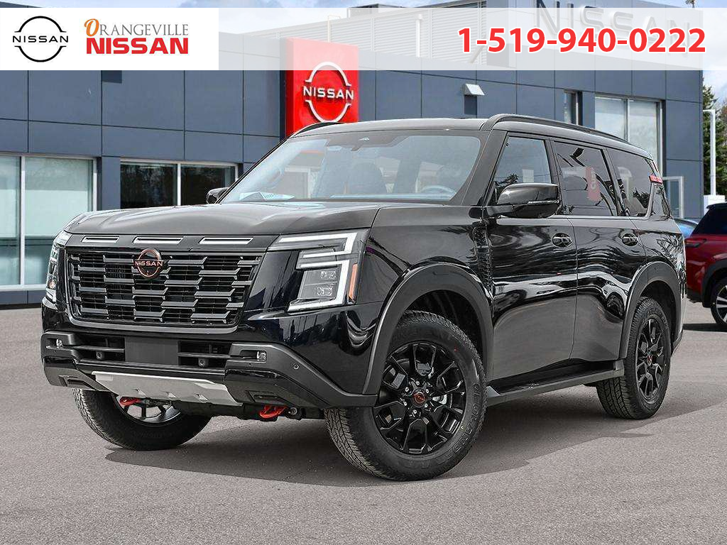 Super Black 2026 Nissan Armada SUV / Crossover Four-Wheel Drive Automatic