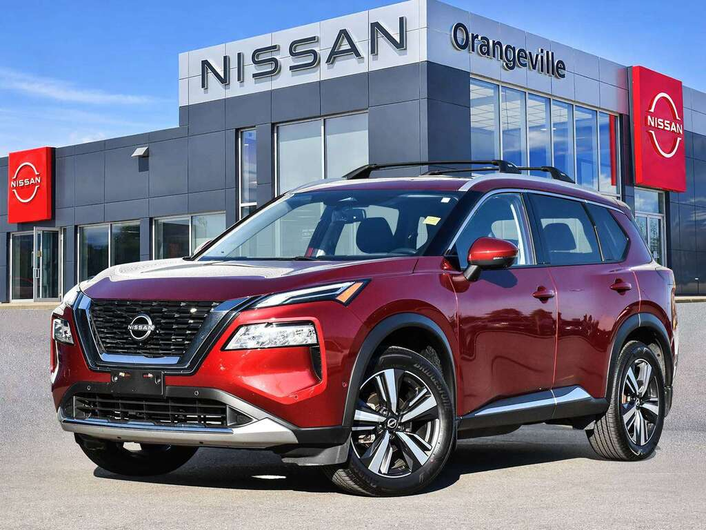 Red (Scarlet) 2023 Nissan Rogue SUV / Crossover All-Wheel Drive Automatic