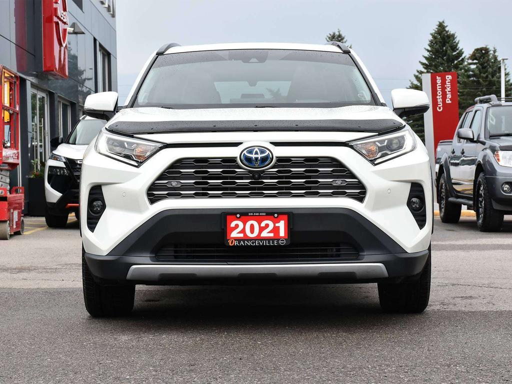 White 2021 Toyota RAV4 Hybrid SUV / Crossover All-Wheel Drive Automatic