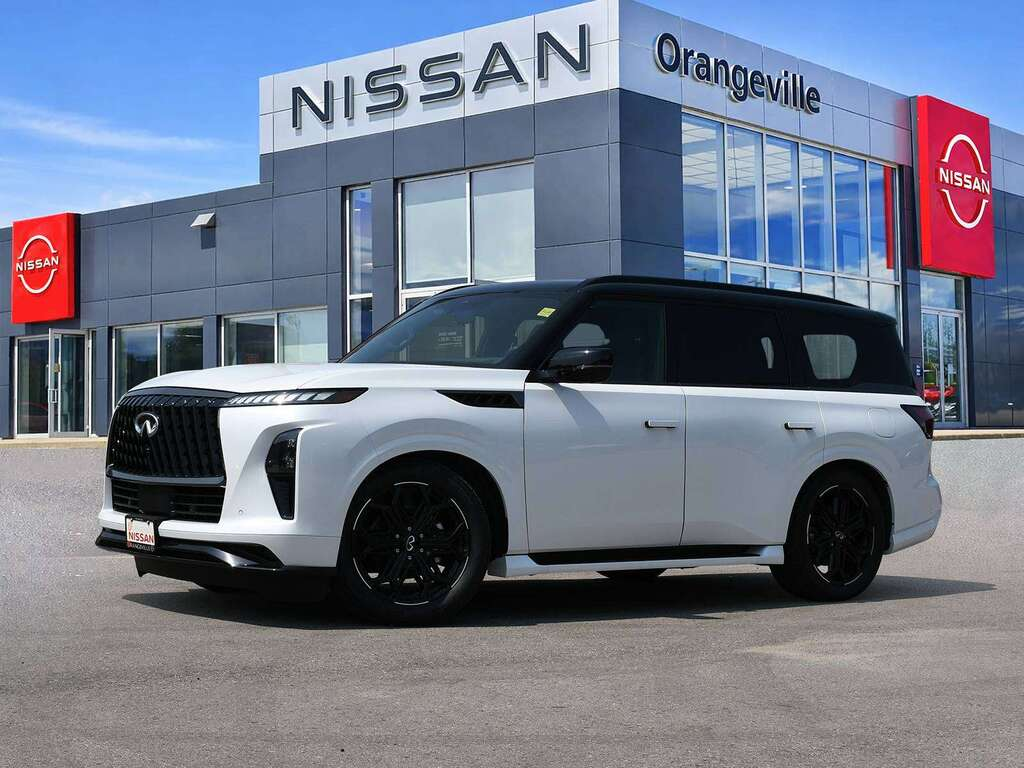 White 2026 INFINITI QX80 SUV / Crossover All-Wheel Drive Automatic