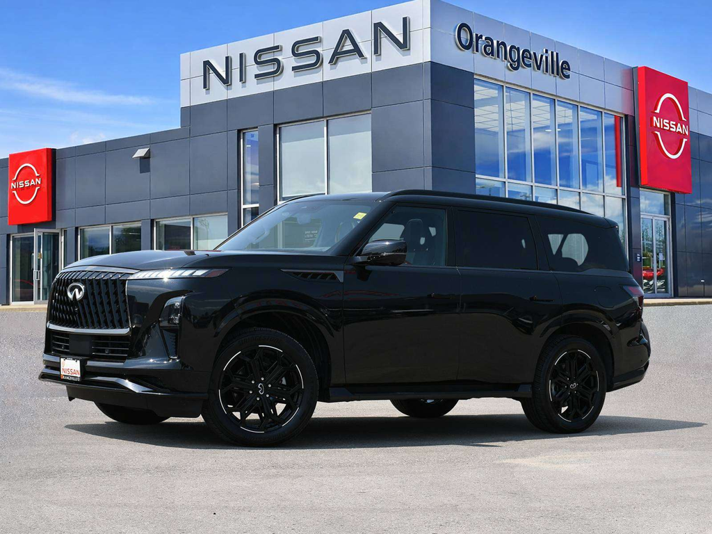 Black 2026 INFINITI QX80 SUV / Crossover All-Wheel Drive Automatic