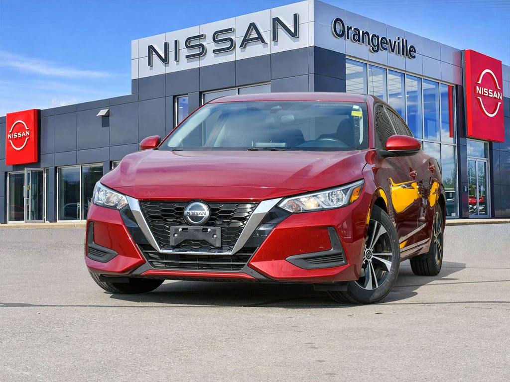 Red (Scarlet) 2023 Nissan Sentra Sedan Front-Wheel Drive Automatic