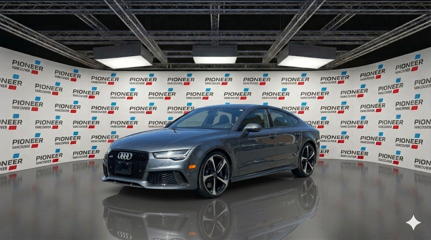 Daytona Gray Pearl Effect 2017 Audi RS 7 Sedan All-Wheel Drive Automatic