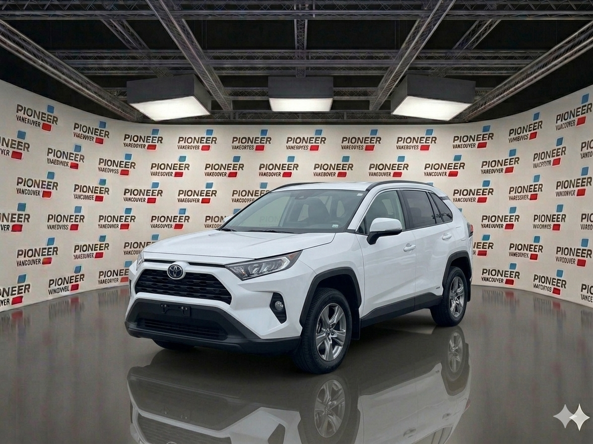 White 2025 Toyota RAV4 Hybrid LE AWD SUV / Crossover All-Wheel Drive Automatic