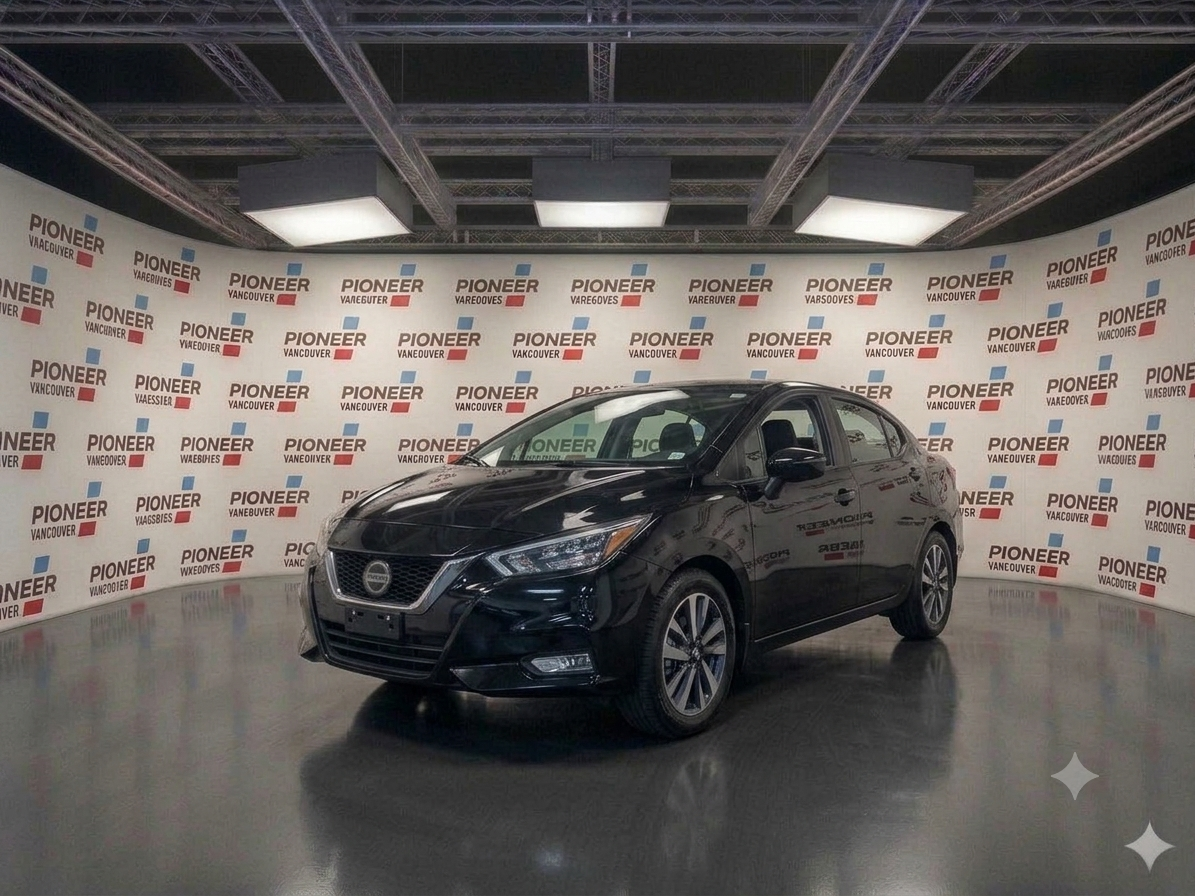 Super Black 2024 Nissan Versa Sedan Front-Wheel Drive Automatic