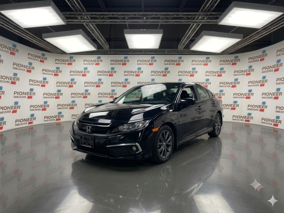Crystal Black Pearl 2021 Honda Civic Sedan Front-Wheel Drive Automatic