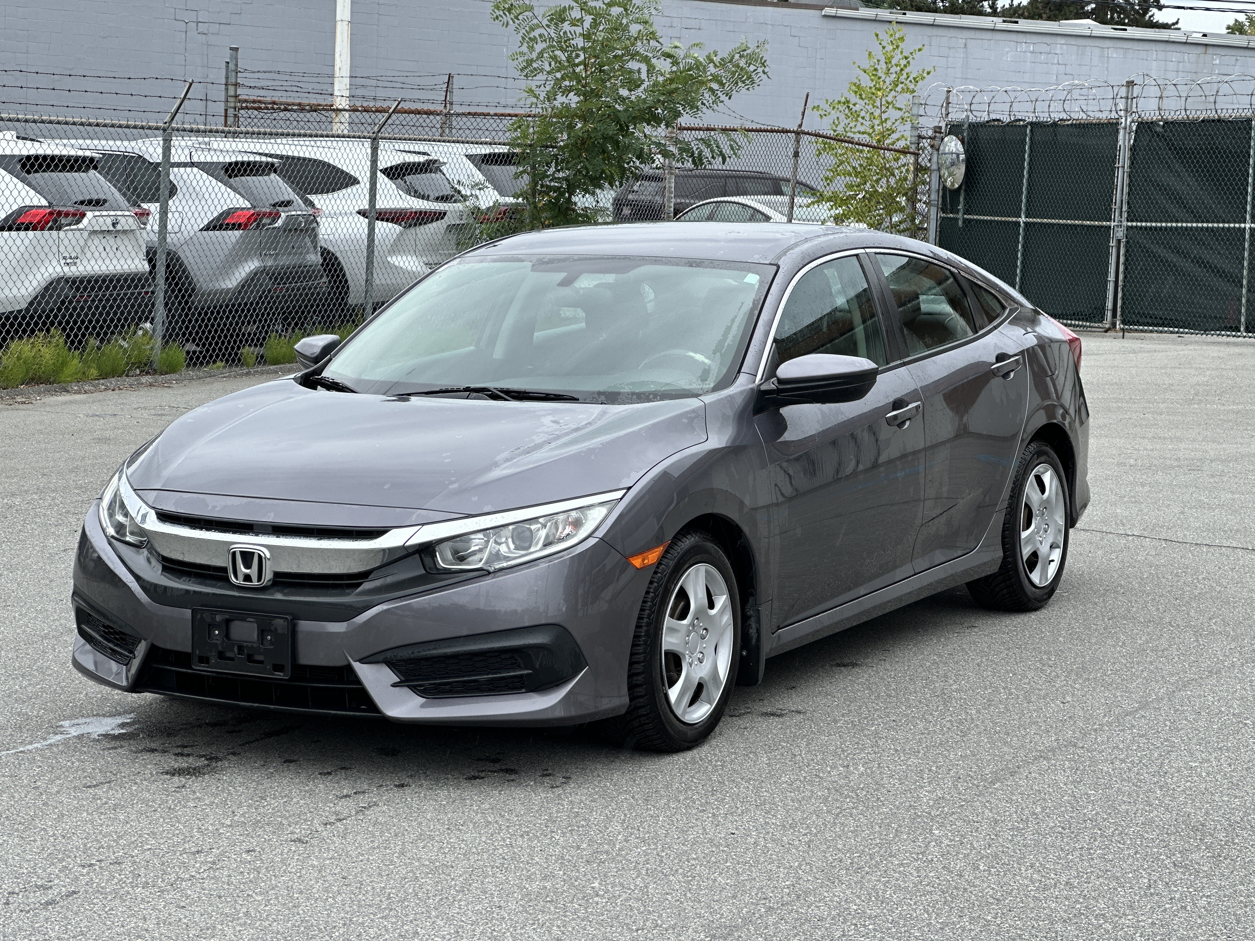 Gray 2018 Honda Civic Sedan Front-Wheel Drive Manual