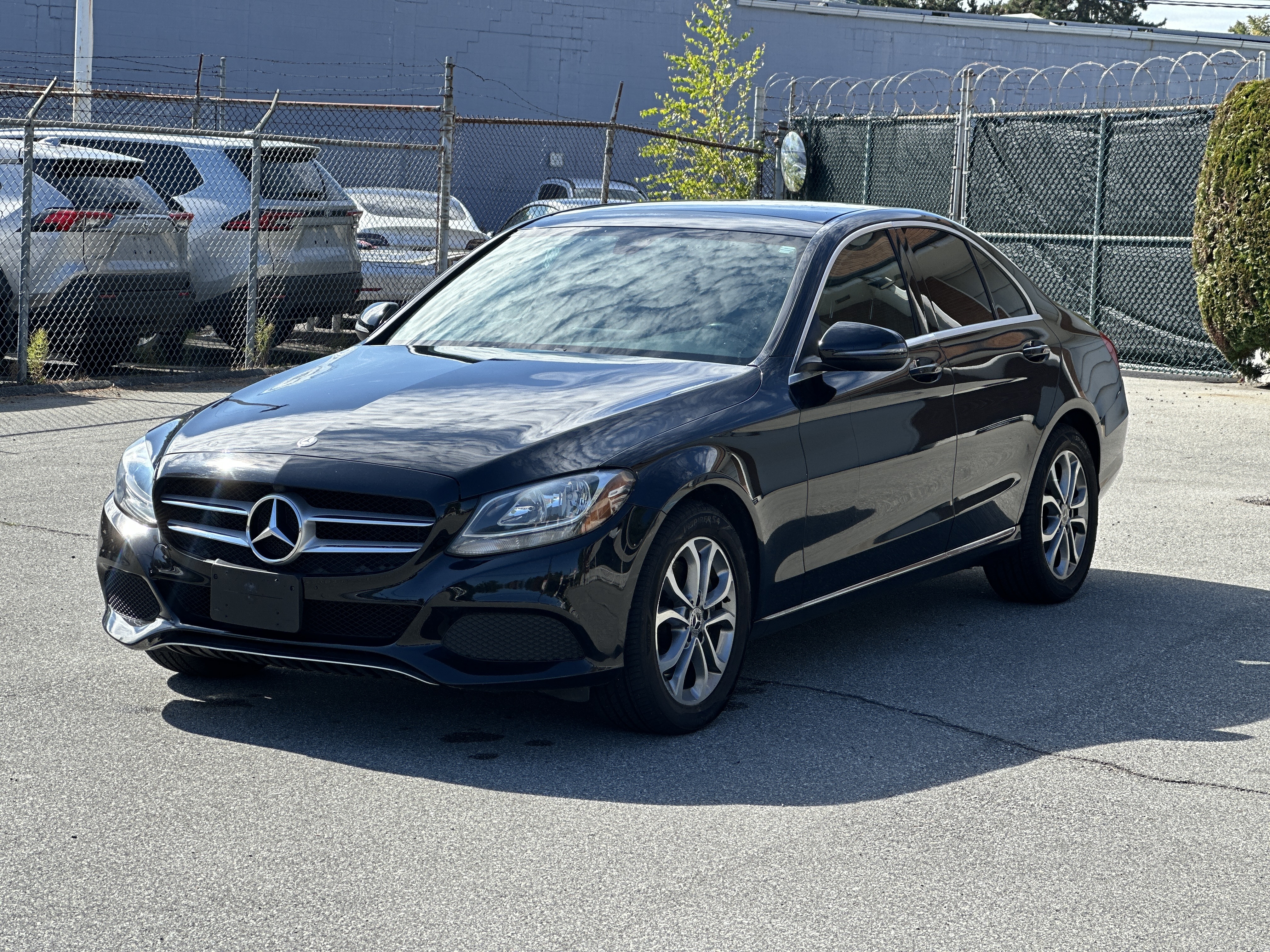Black 2017 Mercedes-Benz C-Class Sedan All-Wheel Drive Automatic