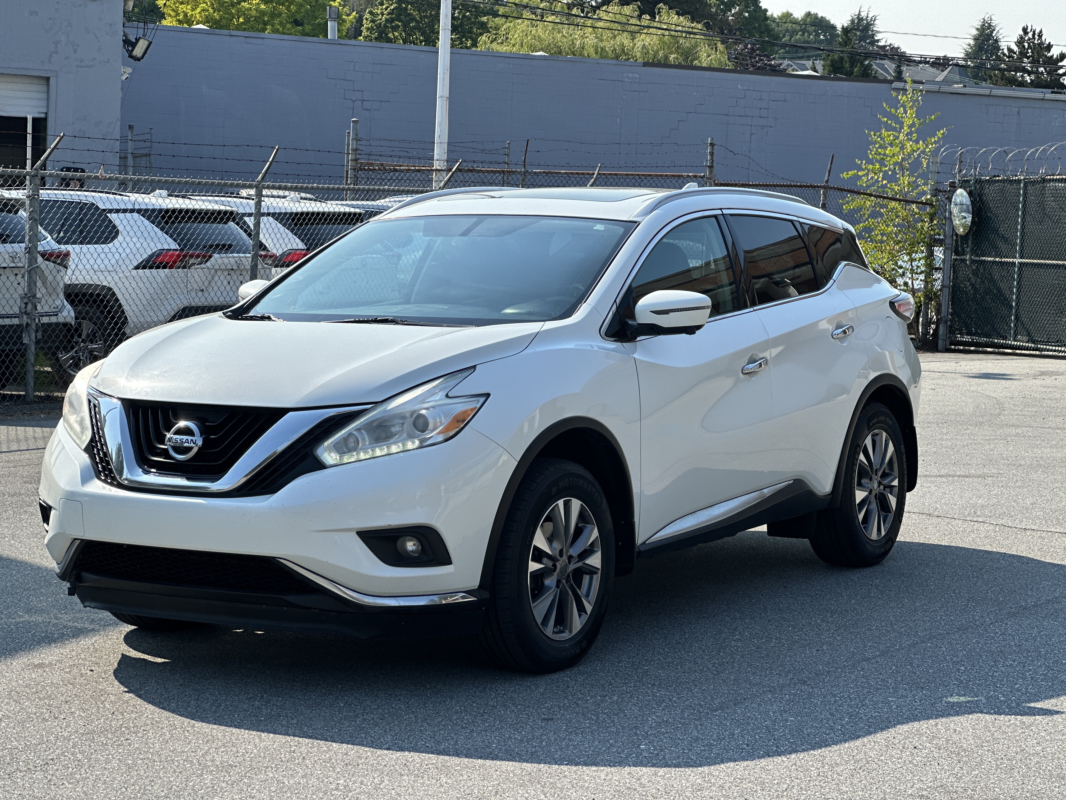 Pearl White 2017 Nissan Murano SUV / Crossover All-Wheel Drive Automatic